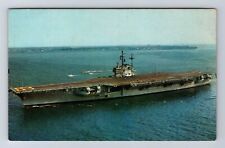 U.S.S Forrestal Mighty Warship, Ship, Transportation Vintage Souvenir Postcard picture