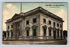 Camden NJ-New Jersey, Post Office, Antique Vintage c1913 Souvenir Postcard picture