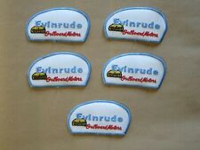 Vintage NOS Evinrude Quiet Outboard Motors Embroidered Patch 4.75