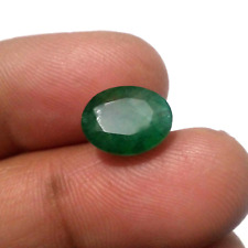 Outstanding Zambian Emerald Oval Shape 5.50 Crt Top Green Faceted Loose Gemstone picture
