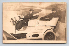 RPPC Foster Coultry Chaueffer Man & Car Chicago IL Riverview Exposition Postcard picture
