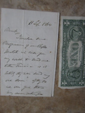 Rare 1862 Handwritten Letter, John Laird, BUILDER OF CSA RAM ALABAMA, Navy Rifle picture
