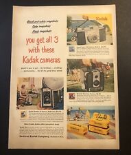 1950’s Kodak Cameras Brownie Hawkeye Colored Magazine Ad picture