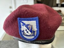 507th Parachute Infantry Regiment HHC Red Maroon Beret picture