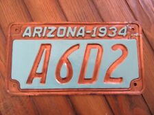 1934 Arizona license plate picture