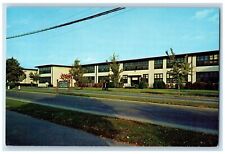 1964 Service School Buildings Scene Street Bainbridge Maryland MD Postcard picture