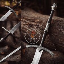 Handmade WitchKing Sword, Lord Of The Ring Hand Forged Replica Sword, LongSword picture
