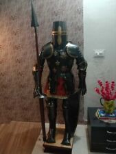 Antique Medieval Wearable Suit Of Armor Crusader Knight Full Body Armour Costume picture