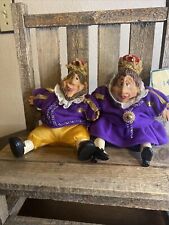 Russ Medieval Court Delilah And Samson Stuffed Figuirine Dolls 100 Polyester picture