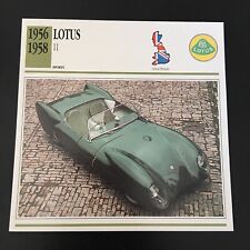 Lotus 11 1956-1958 Spec Sheet Info Card picture