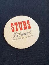 Stubs Pilsener Aus Düsseldorf vintage beer coaster Schlosser Alt halt jung picture