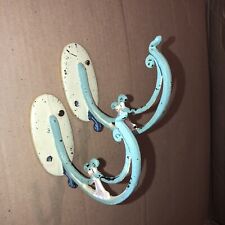 Two Antique Metal Hanging Hooks ￼ picture