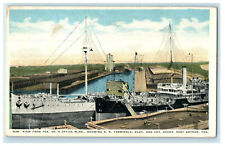 c1920s Tex Co's Office Bldg. View, Port Arthur Texas TX Unposted Postcard picture