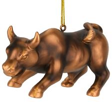 Tree Buddees Bronze Bull Market Stock Trading ~ Day Trader Christmas Ornament  picture