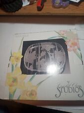 NEW OPEN BOX Vintage 1989 Crystal Clear Studios Narcissus Serving Platter picture