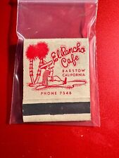 MATCHBOOK - EL RANCHO CAFE - BARSTOW, CA - UNSTRUCK picture