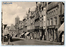 1959 Business Section Wismar Mecklenburg Germany Posted RPPC Photo Postcard picture