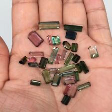 46.85cts, 34pcs Lot, 5mm-15mm Untreated Tourmaline Cabochons from Afghanistan picture