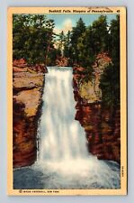 PA-Pennsylvania, Bushkill Falls, Antique, Vintage c1947 Postcard picture