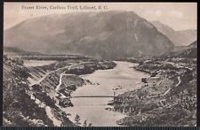 1930 Postcard - posted - Aerial of Fraser River, Cariboo Trail, Lillooet B.C. picture