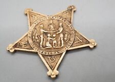 Civil War Veterans' GAR Grand Army Of The Republic Veteran Medal NUMBERED ON RIM picture
