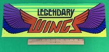 Vintage LEGENDARY WINGS Arcade Video Game Room Sign Marquee  22.5