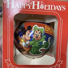 1990s Walt Disney World EPCOT ORNAMENT Mickey Mouse FAST 📦🌎 picture