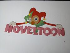 NOVELTOON animation Cel Main Title Logo 1940's Production Art Theatre Cartoon X1 picture