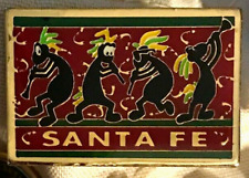 SANTA FE, NEW MEXICO- COLLECTIBLE VINTAGE TRAVEL SOUVENIR METAL LAPEL PIN picture