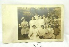 RPPC Antique 1910 Real Photo Postcard 10 Lovely Young Ladies & Women  picture