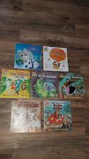 Vintage Story Books Lot 7 BOOKS ONLY Read Along Vintage NO TAPES disney oz more picture