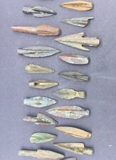 Collection Lot Of 20 Pics Ancient Roman Bronze Arrow Heads C.1st Century AD picture