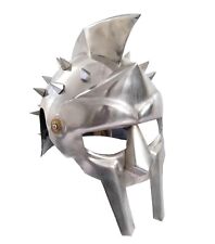 Medieval gladiator Crusader Metal Knight Helmets Wearable for Adult Costumes picture