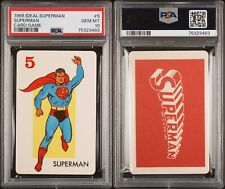 EXTREMELY RARE VINTAGE 1966 IDEAL SUPERMAN CARD GAME ROOKIE PSA 10 GEM MINT picture