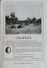 Vintage 1921 Graflex Football Photo Eastman Kodak Company Full Page Original Ad picture