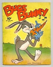 Bugs Bunny Large Feature Comic #8 FR/GD 1.5 RESTORED 1942 picture