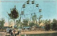 Phoenix Wheel Amusement Park Ride People Celeron Chautauqua Lake NY c1905 P191 picture