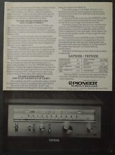 1977 PIONEER TX9500II Stereo Tuner Magazine Ad picture