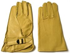 WWII US ARMY AIRBORNE PARATROOPER DDAY LEATHER JUMP GLOVES-SIZE XLARGE picture