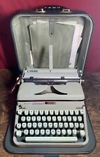 Vintage 1958 Hermes 2000 Portable Manual Typewriter With Homa Leather Case & Key picture