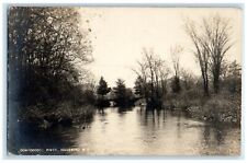 1921 View Of Contoocook River Hillsboro New Hampshire NH RPPC Photo Postcard picture