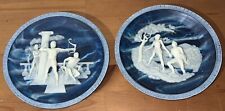 Lot of 2 Vintage 1985 & 1986 Voyage of Ulysses Collectible Plates Numbered Nobox picture