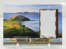 MAMANUCA ISLANDS, FIJI 2018 UD GOODWIN CHAMPIONS WORLD TRAVELER MAP RELIC picture