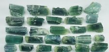 135 Ct Natural Green Color Tourmaline Rough Afghani Crystals Lot picture