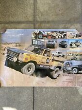 BFGoodrich Rod Hall Signed 1982 Poster Off Road Racing Schedule *used* picture