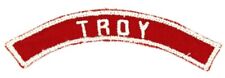 Vintage Troy Community Red White RWS Patch Boy Scouts BSA picture