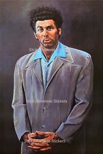 Seinfeld Sticker Cosmo Kramer Portrait Painting 4 inch picture