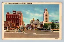 Camden, NJ-New Jersey Broadway, Hotel Walt Whitman c1940 Vintage Postcard picture