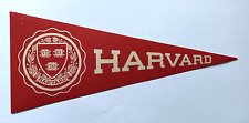 Vintage Harvard University Paper Pennant Decal Gummed Back Sticker 8