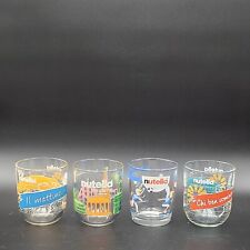 Set of 4 Assorted Collectable Nutella Italian Drinking Glasses 6 Oz. picture